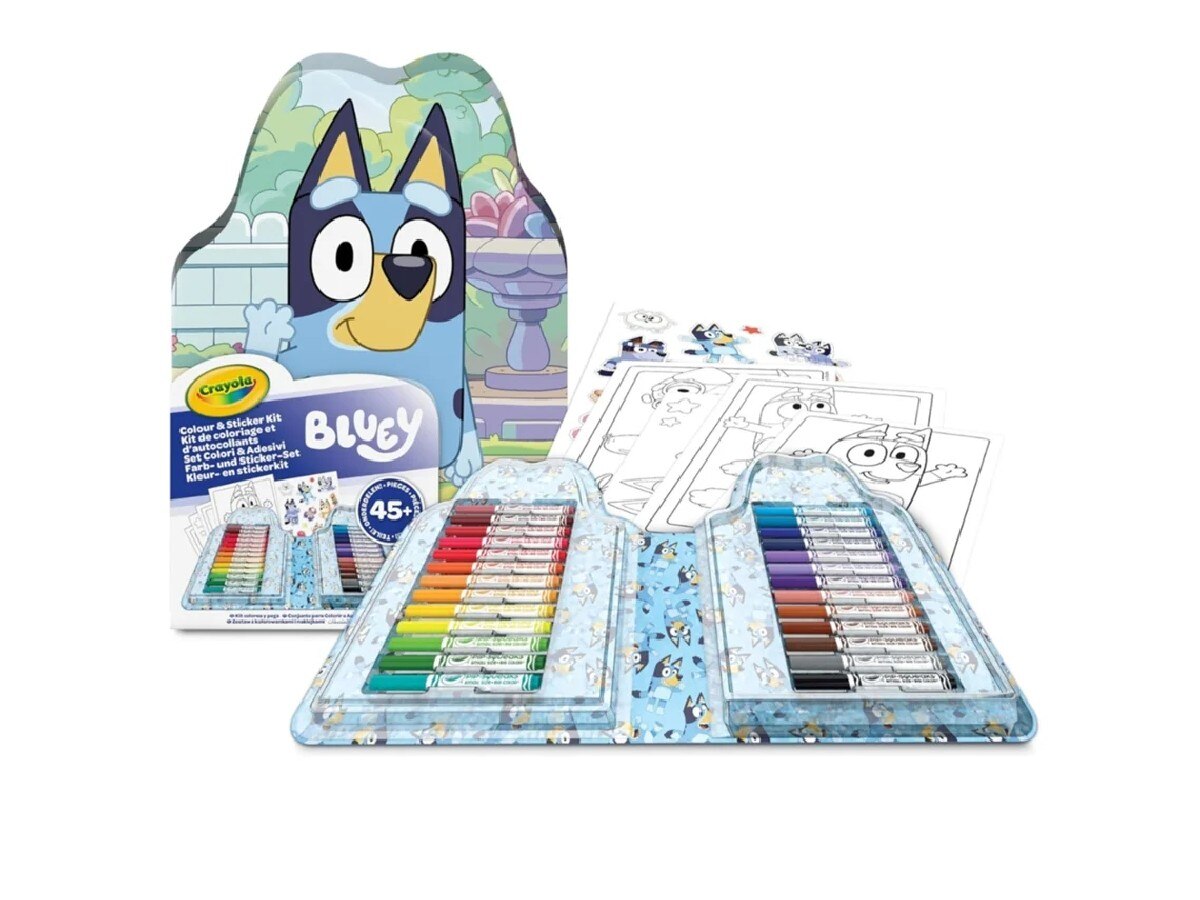 Crayola Bluey Creative Set with Stickers by Crayola
