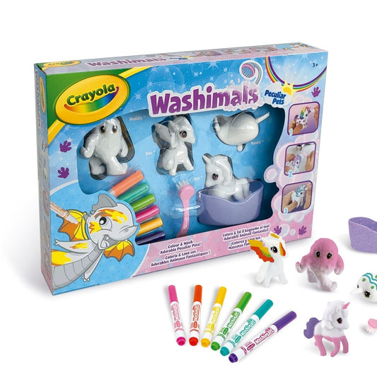 Crayola Washimals Peculiar Pets Colour and Wash Playset by Crayola