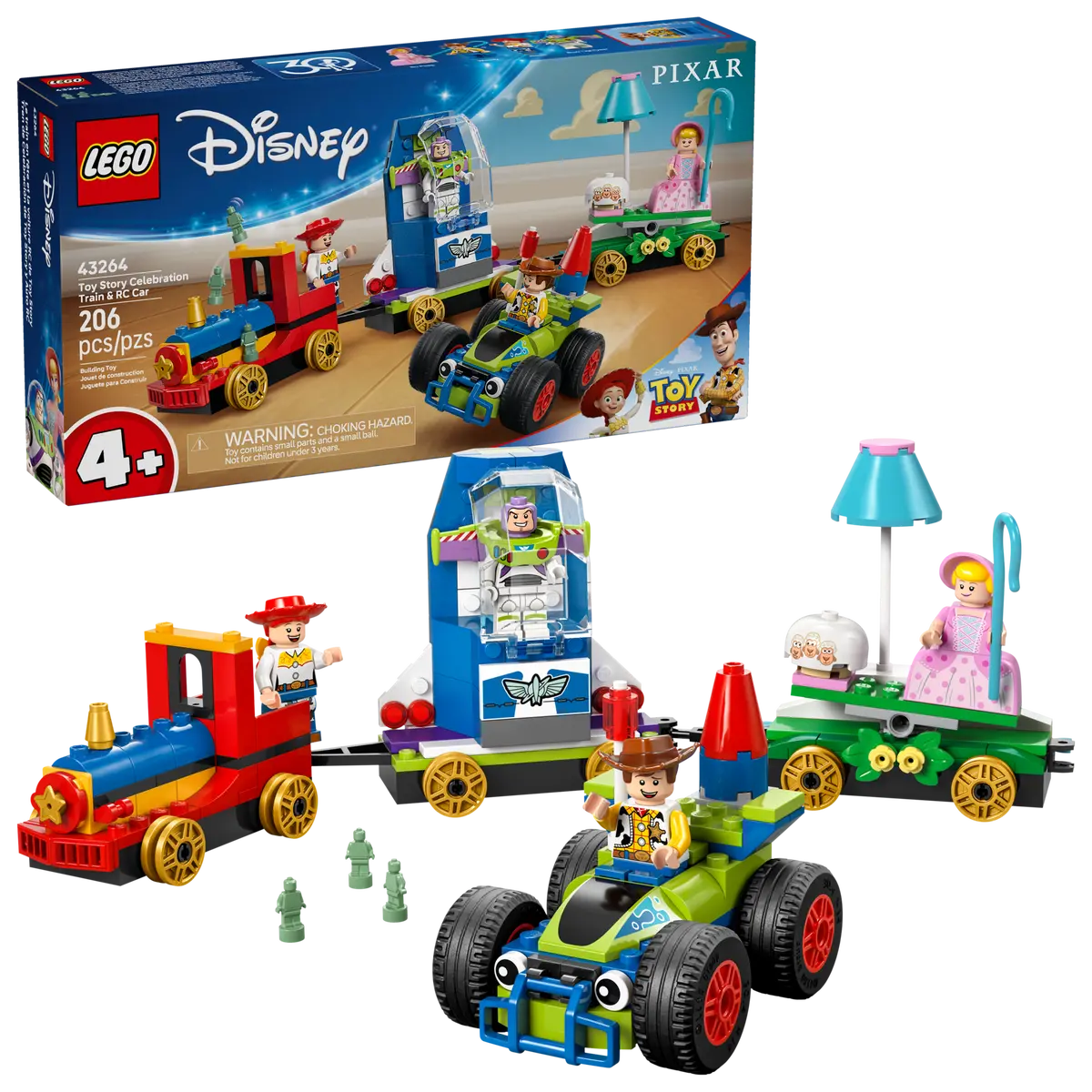 TOY STORY CELEBRATION TRAIN & RC CAR (43264)