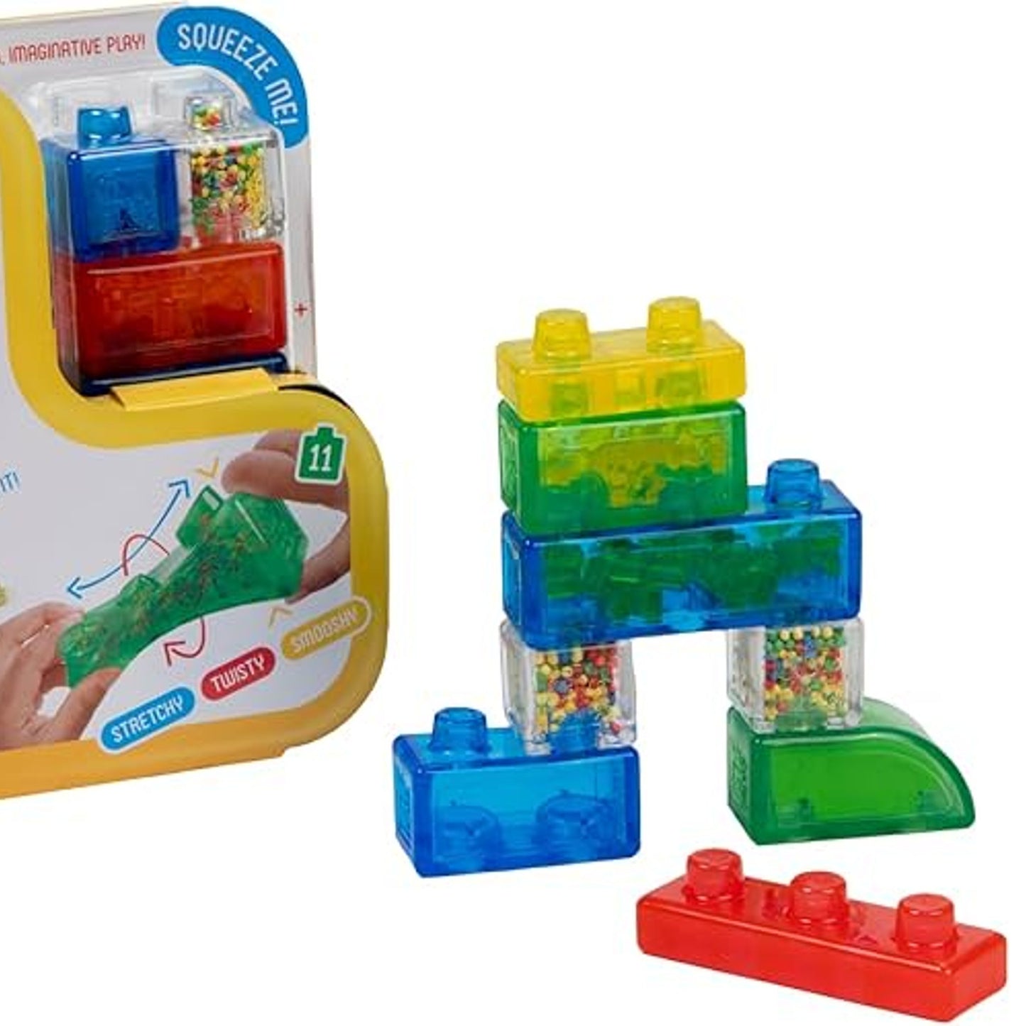 Goliath Jelly Blox Newbie Kit - 11 Tactile Building Blocks by Goliath