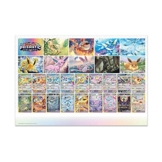 Pokémon TCG Scarlet & Violet Prismatic Evolutions Poster Collection by Pokémon