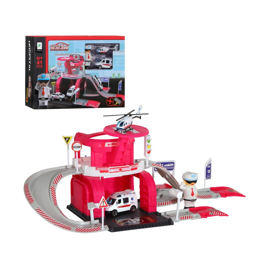 Six-Six-Zero Mix & Go Airport Playset by Six-Six-Zero