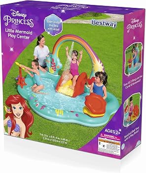 Bestway Little Mermaid Inflatable Play Centre In Stock by Bestway