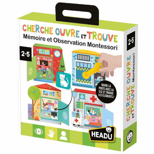 HEADU CHERCHE OUVRE ET TROUVE