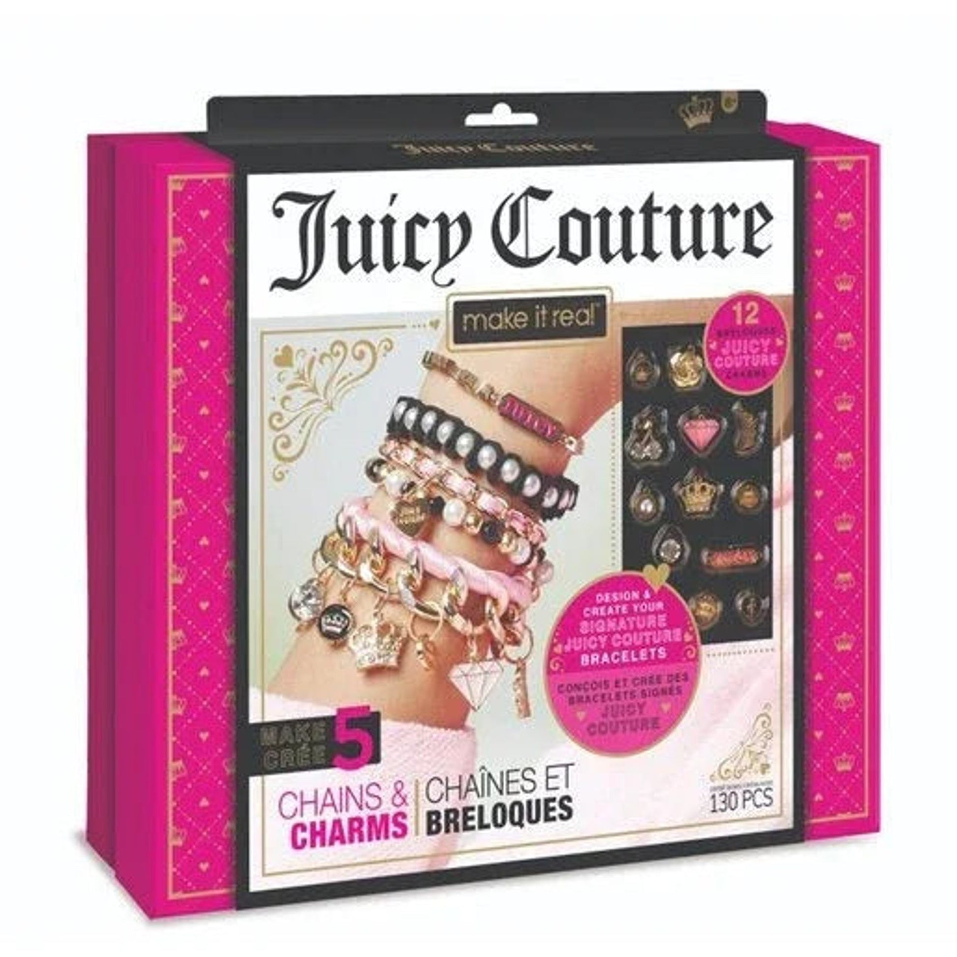 Make It Real Juicy Couture Glitz ‘N Glam Charm Bracelets DIY Kit by MAKE IT REAL