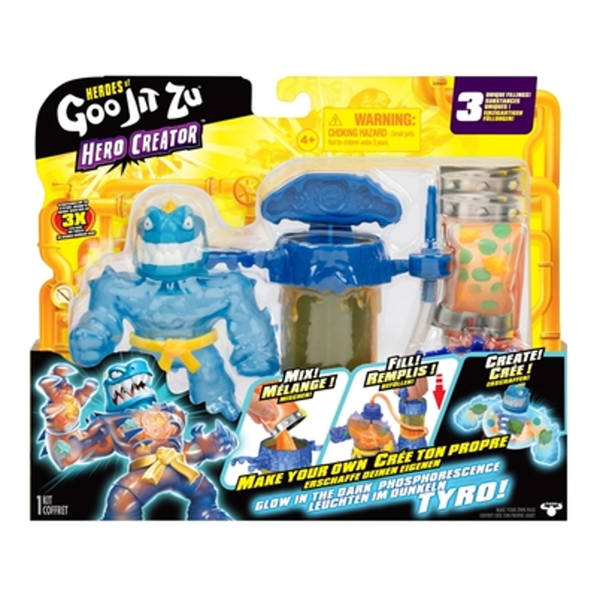 Heroes Of Goo Jit Zu Hero Creator Glow-in-the-Dark Tyro by Heroes Of Goo Jit Zu