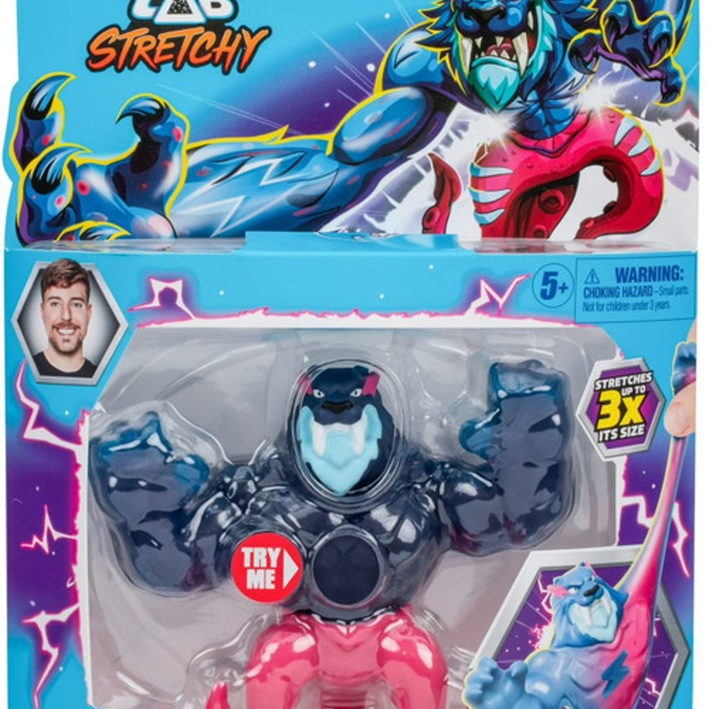 Mr Beast Lab Hyper Fusion Sabertooth Squid by Moose Toys