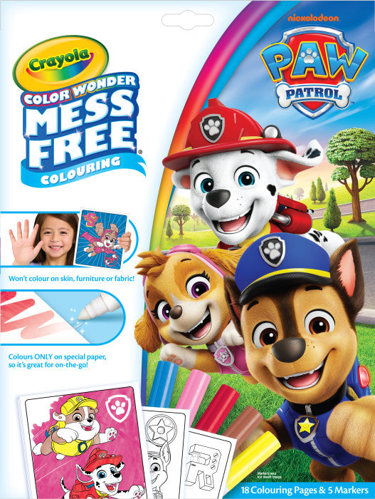 Crayola Color Wonder Paw Patrol Mess-Free Coloring Book by Crayola