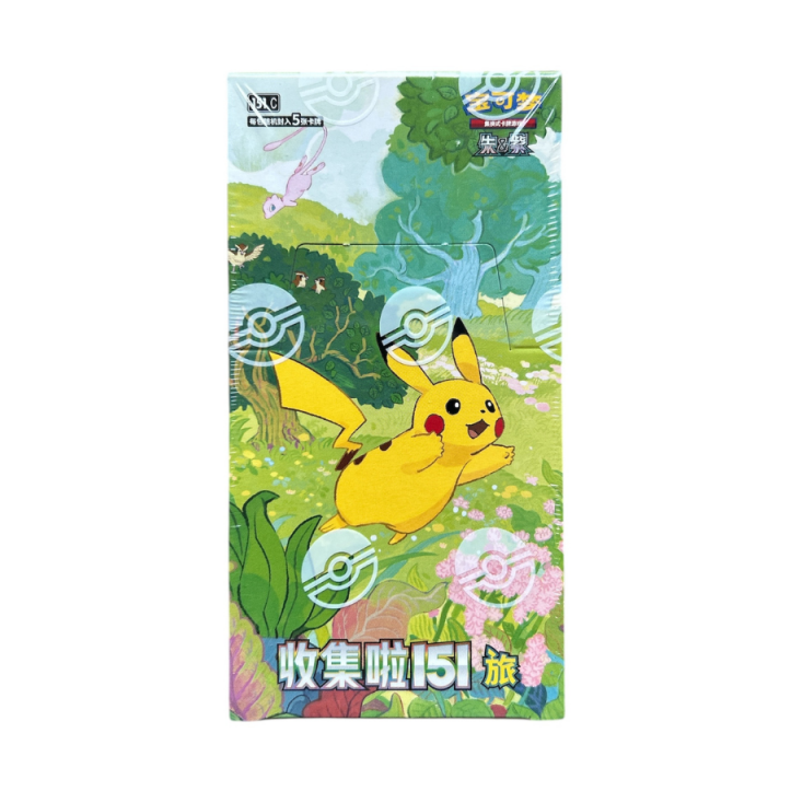 Pokémon TCG S-Chinese 151 "Journey" Slim Booster Box by Pokémon