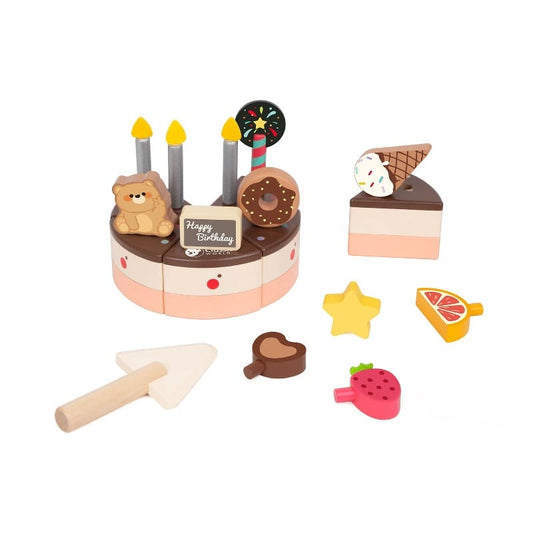 WOODEN CHOCOLATE CAKE