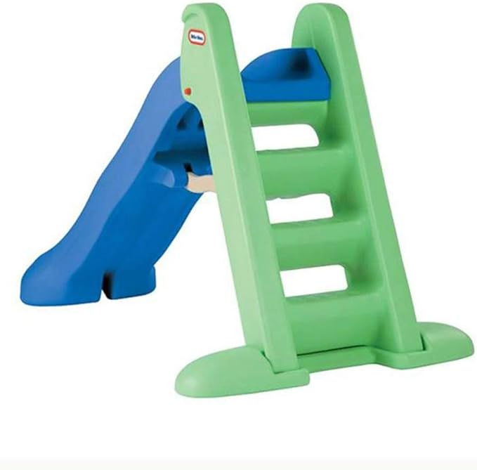 Little Tikes - Large Easy-Store Slide, Blue and Green