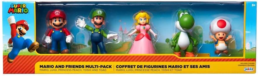 Super Mario Figure Multi 5Pack