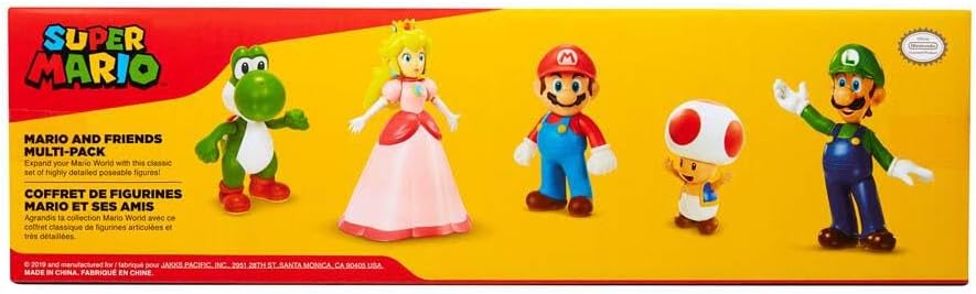 Super Mario Figure Multi 5Pack