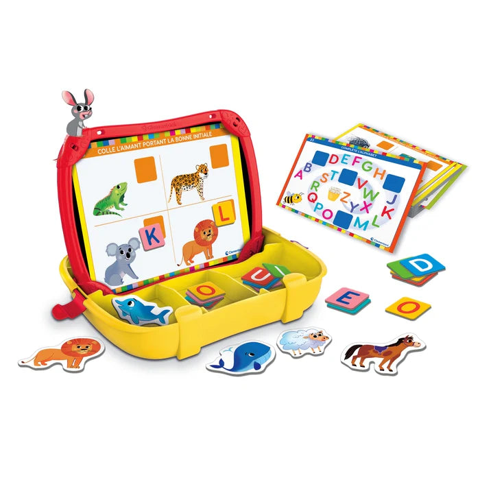 Mallette magnétique - Alphabet et animaux