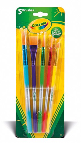 Crayola Assorted Paintbrushes, Set of 5 by Crayola