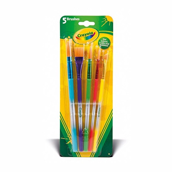 Crayola Assorted Paintbrushes (Set of 5)