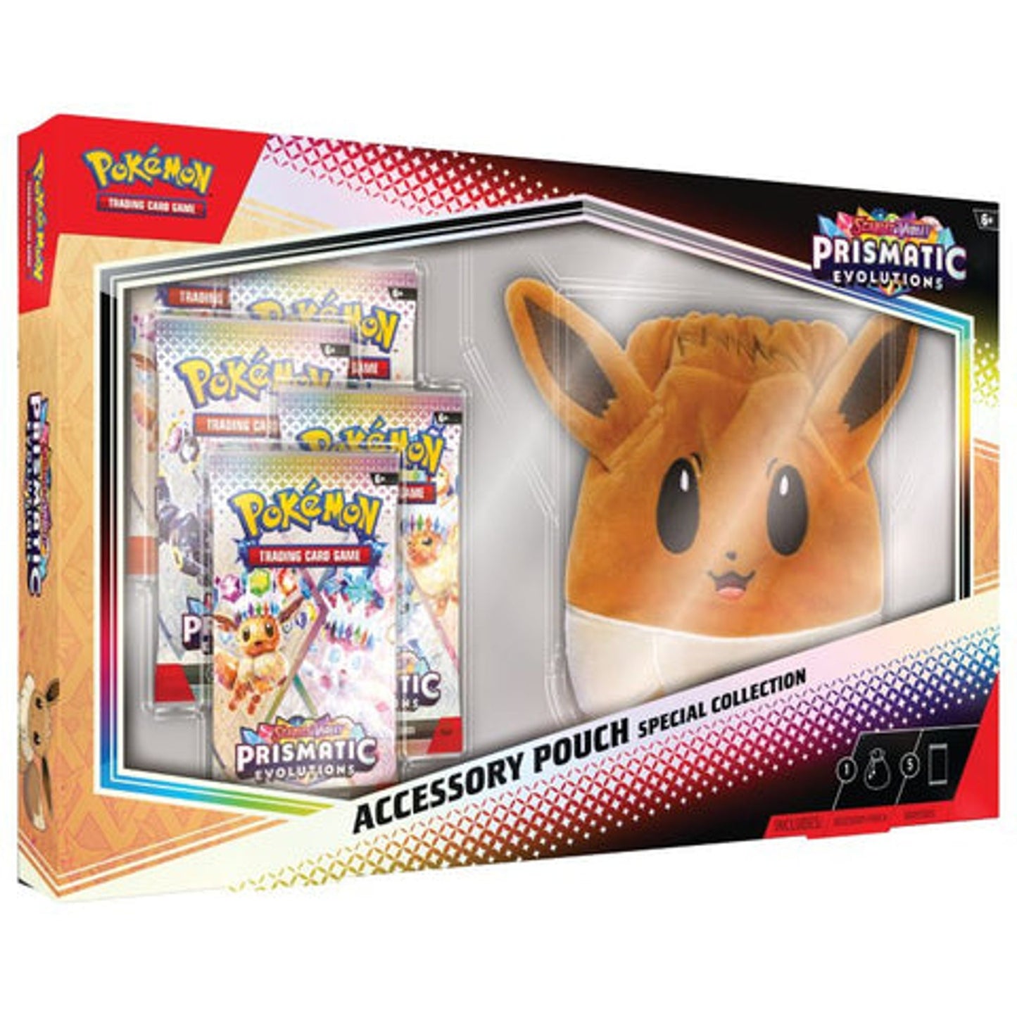 Pokémon TCG Prismatic Evolutions Accessory Pouch Special Collection by Pokémon