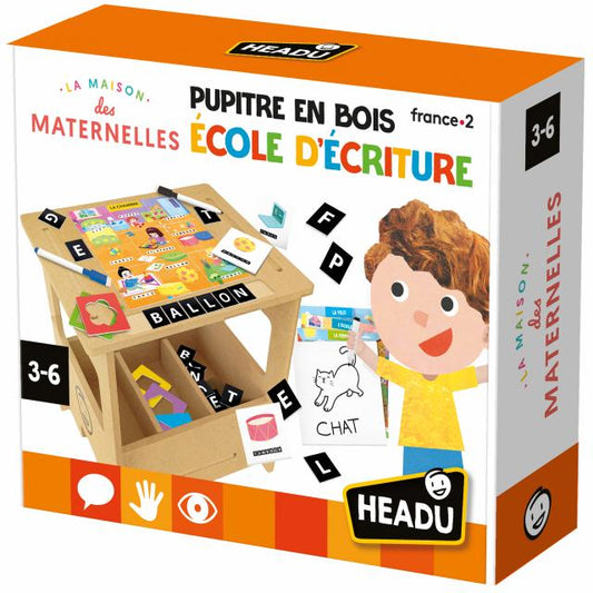 HEADU PUPITRE EN BOIS ECOLE D'ECRITURE (ENG/FR)