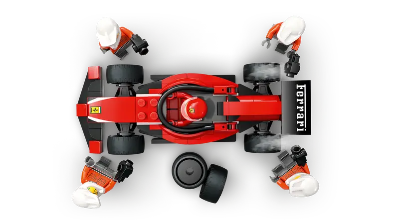 LEGO F1 Pit Stop & Pit Crew with Ferrari Car (60443)