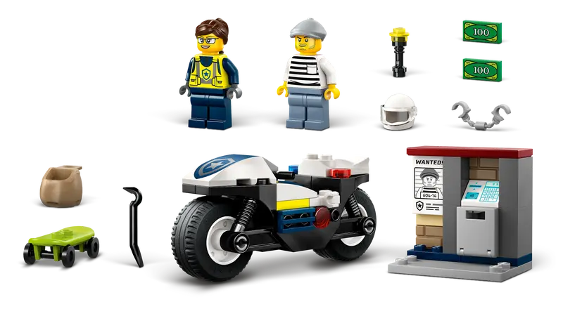 LEGO Police Motorcycle Chase (60455)