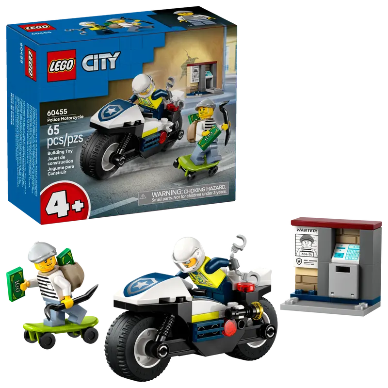 LEGO Police Motorcycle Chase (60455)
