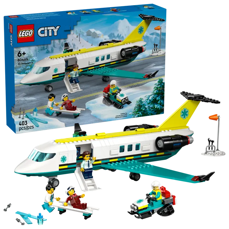 LEGO EMERGENCY AIR AMBULANCE AIRPLANE (60465)