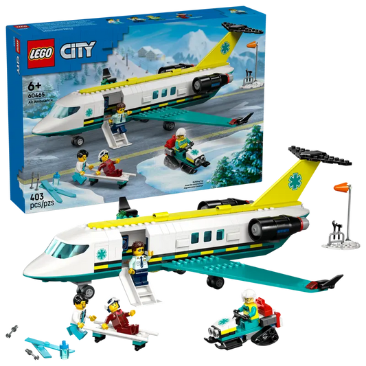 LEGO EMERGENCY AIR AMBULANCE AIRPLANE (60465)