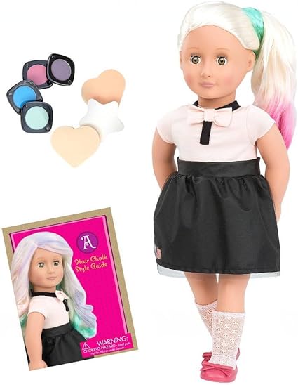 OUR GENERATION AMYA HAIR CHALK DOLL