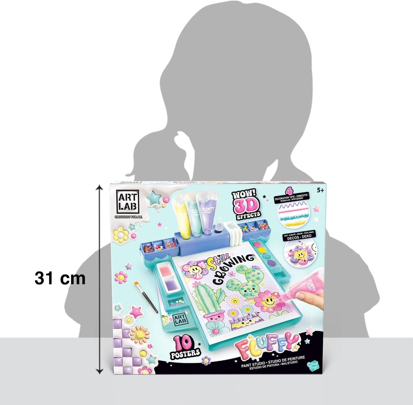 Art Lab Canal Toys Fluffy Painting Studio Set