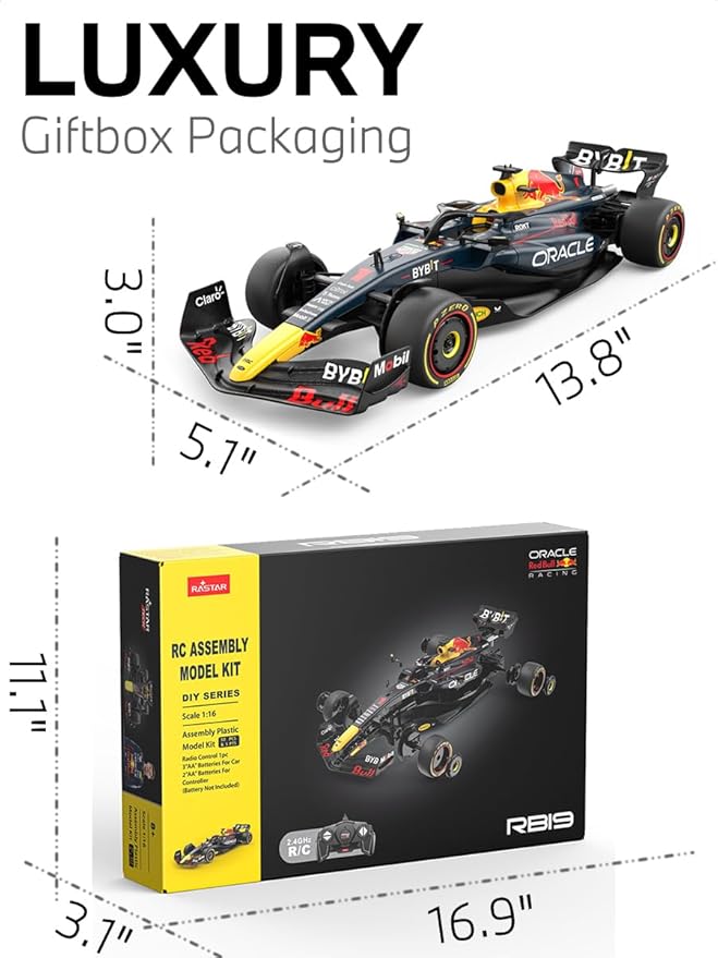 RASTAR 1:16 MODEL KIT  F1 RB19 R/C