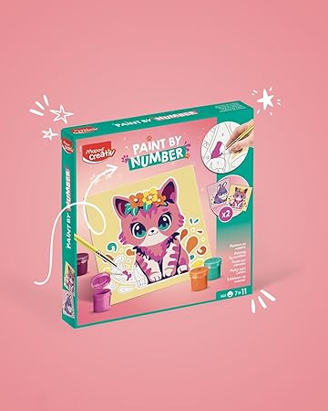 Paint by Numbers - Cat and Rabbit