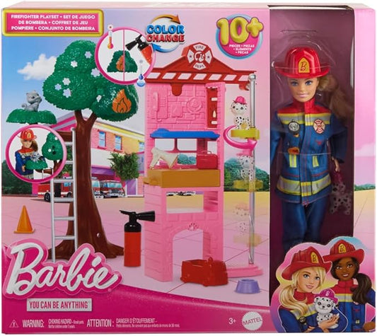 Barbie Firefighter Playset