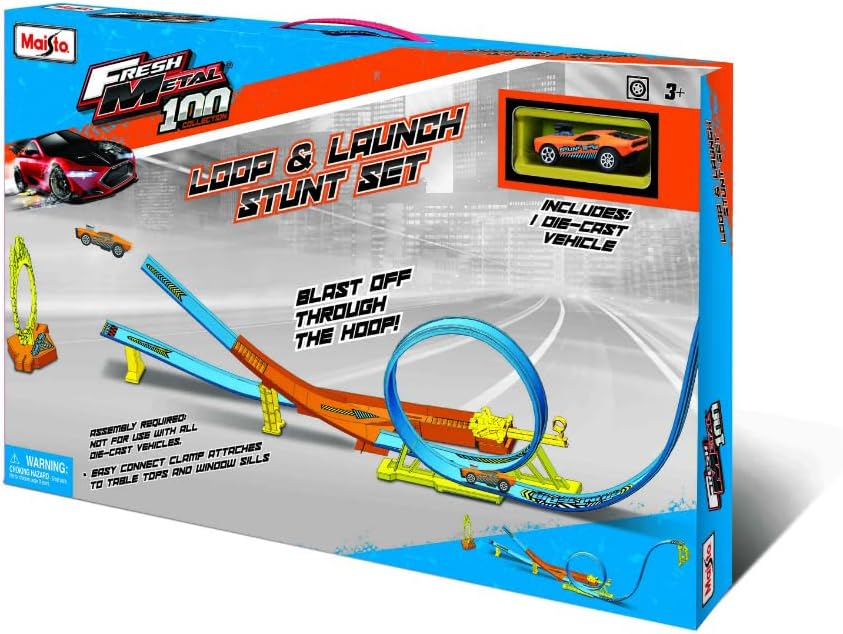 Maisto Fresh Metal100 Loop & Launch Stunt Set
