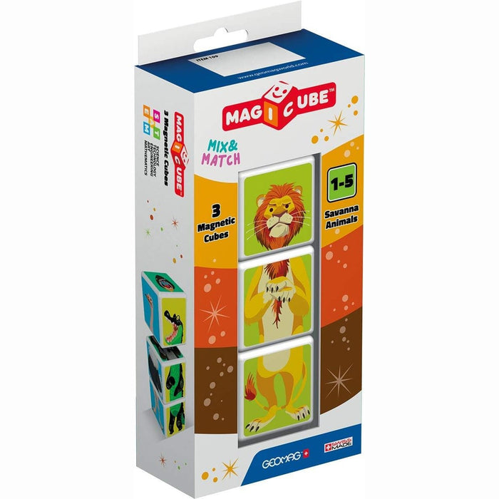 Geomag Magicube Mix & Match Savanna Animals