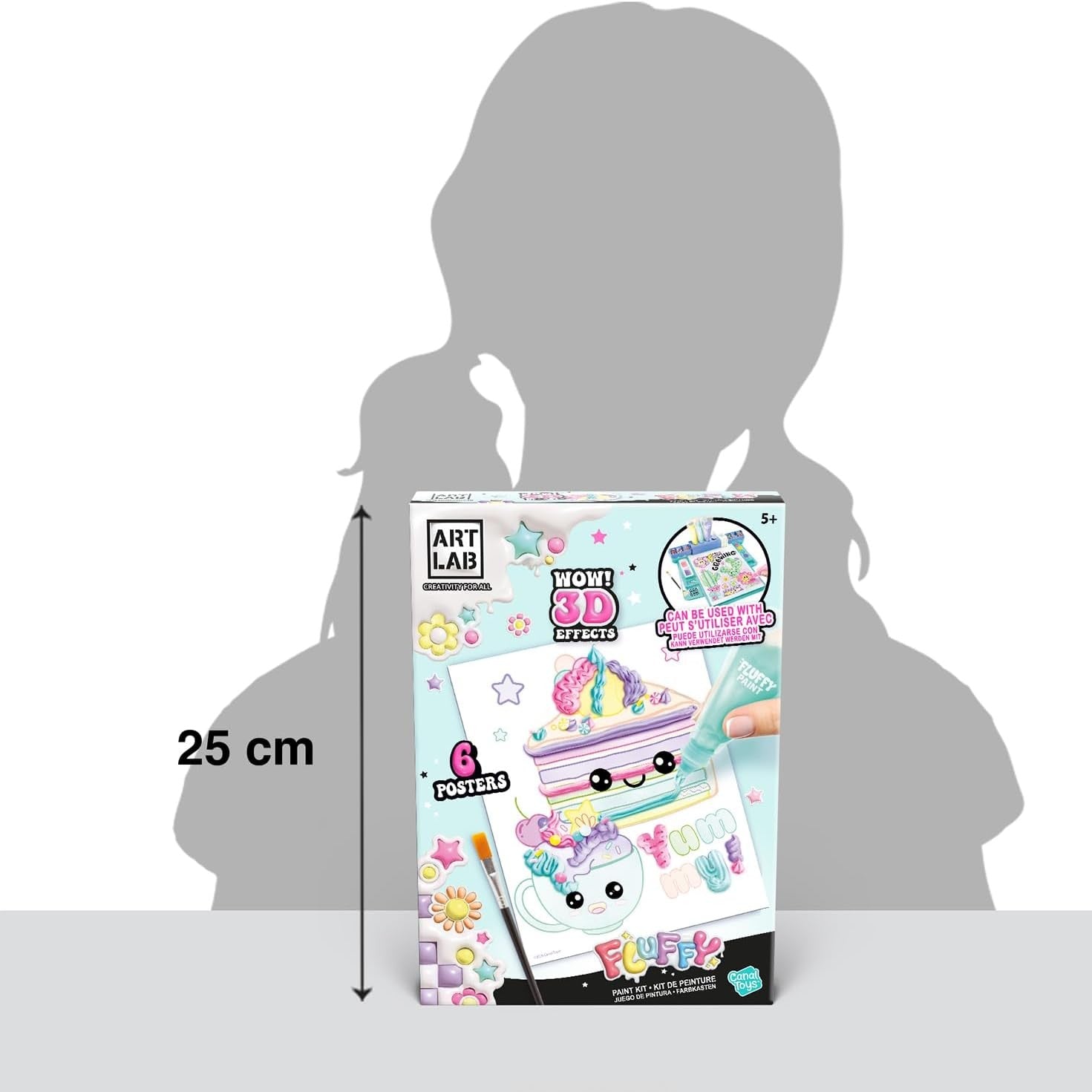 Canal Toys Fluffy Paint Kit by Canal Toys