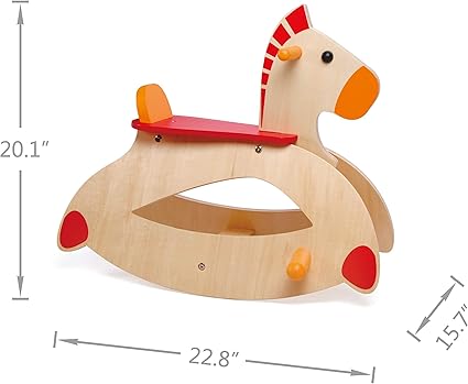 CLASSIC WORLD RED ROCKING HORSE