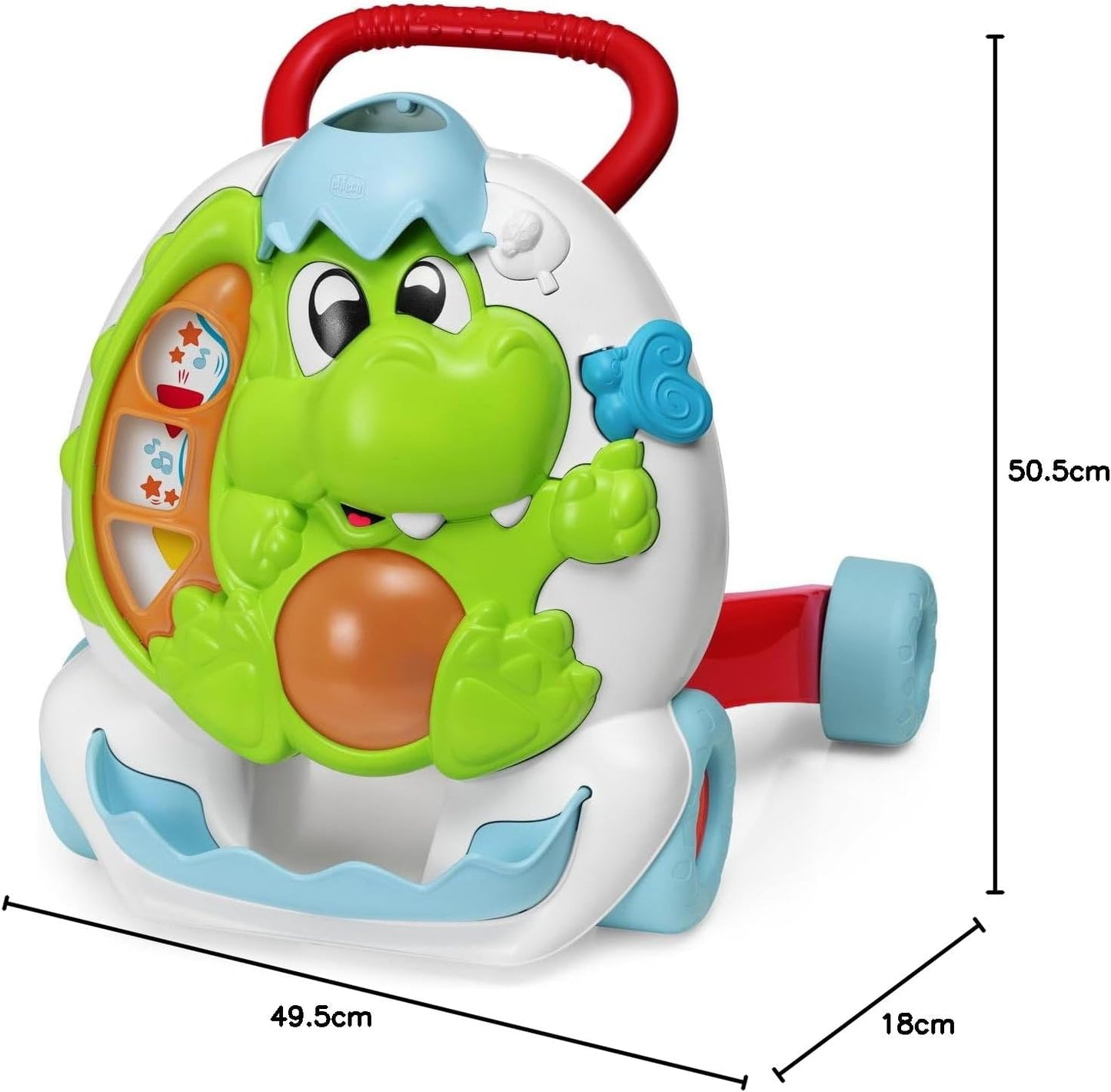 Chicco First Steps Dinosaur Shaped Toddler Walker