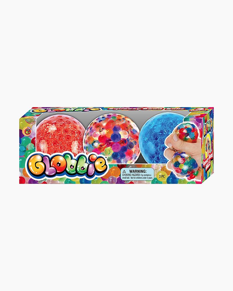 Ja-Ru Globbie Squishy Bead Balls Pack of 3 by Ja-Ru