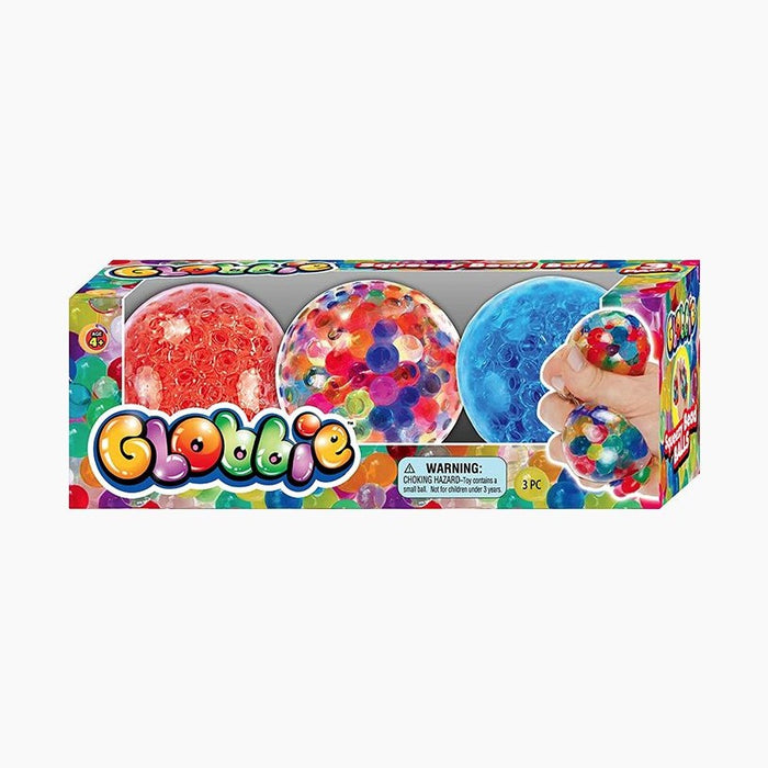 Ja-Ru Globbie Squishy Bead Balls Pack of 3
