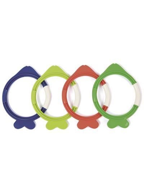 Bestway Diving Toy Set - Pool Dive Rings and Fish by Bestway