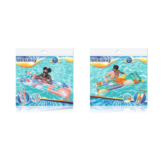 Bestway Inflatable Swim Mat Lilo Lounger Pool Beach Float by Bestway