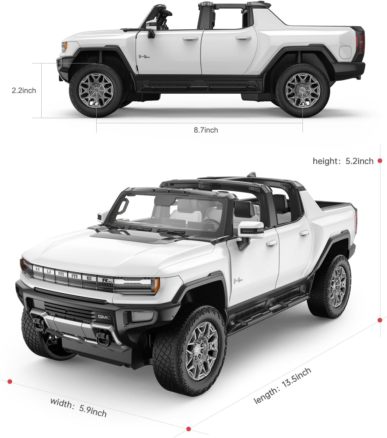 RASTAR 1:16 HUMMER EV R/C