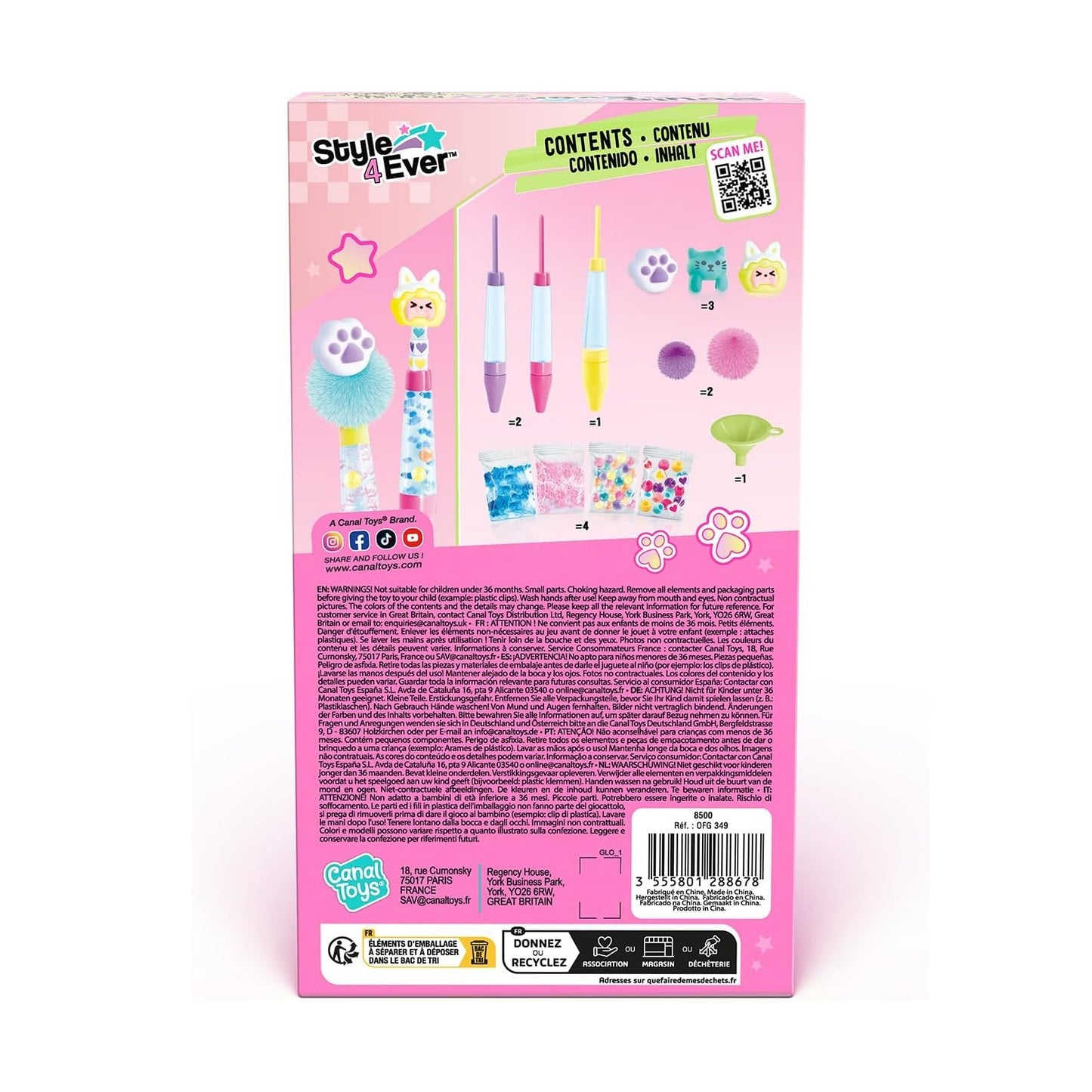 Canal Toys Style 4 Ever Decora Pen Kit by Canal Toys