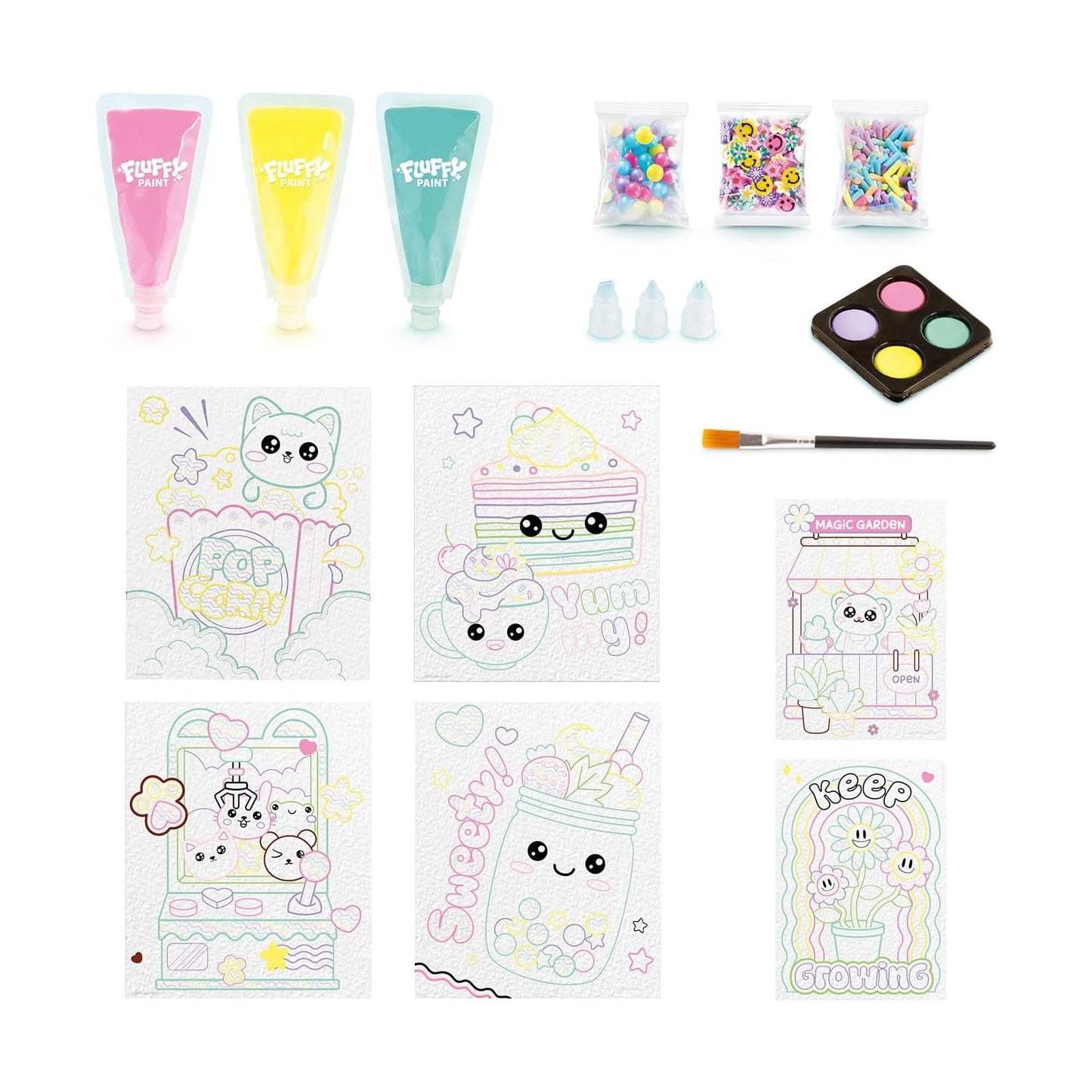 Canal Toys Fluffy Paint Kit by Canal Toys