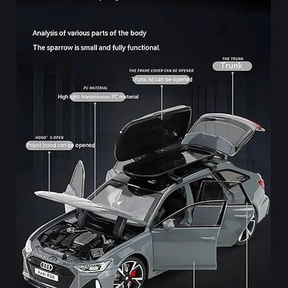 Audi RS Wagon 1:24 Die-Cast Car by CHE ZHI