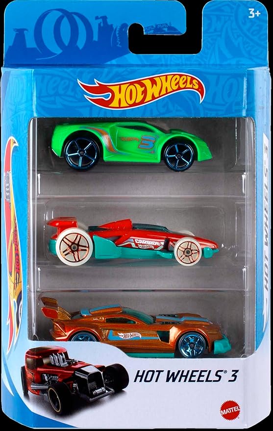 HOTWHEELS 3 PACK ASSORTED