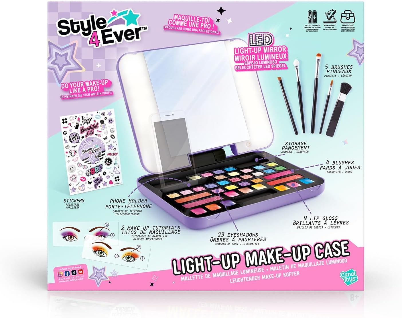 LIGHT-UP MAKE-UP CASE