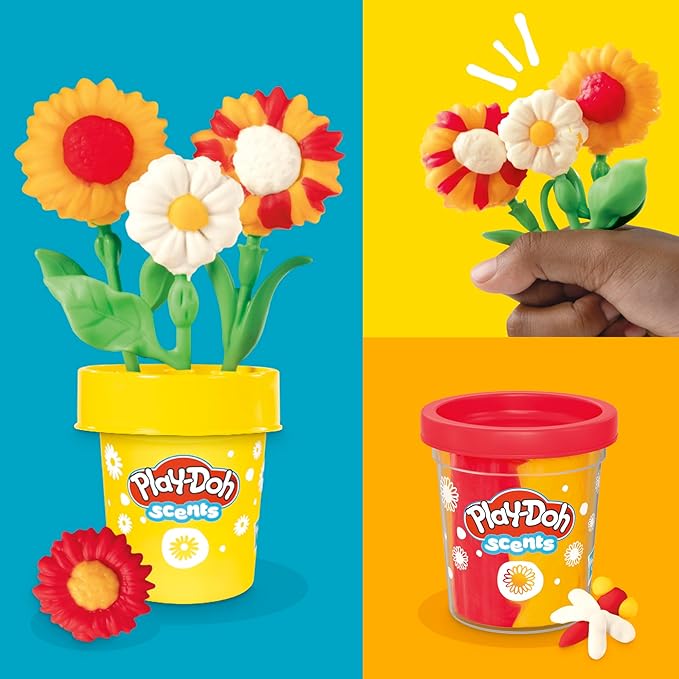 Play-Doh Sunflower and Daisy Flower