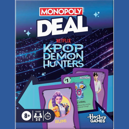 Monopoly Deal: K-Pop Demon Hunters Card Game by Hasbro
