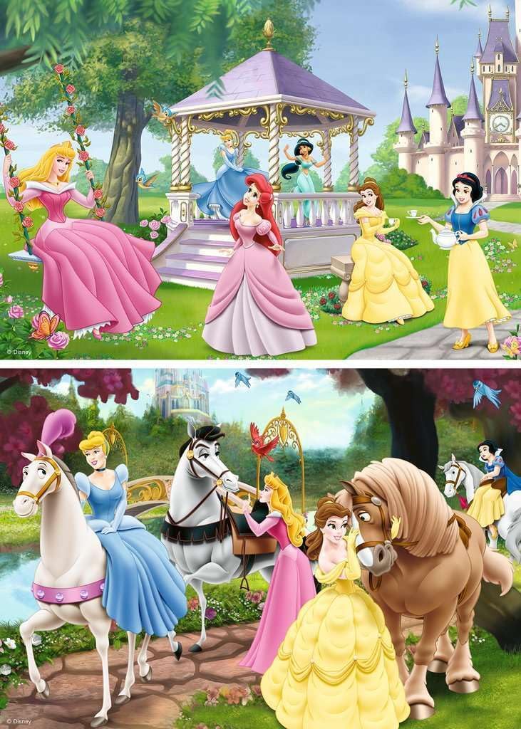 DISNEY PRINCESS PUZZLE 2X24PCS